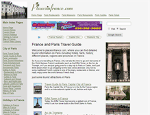 Tablet Screenshot of placesinfrance.com